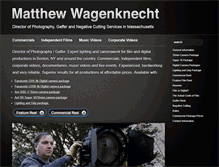 Tablet Screenshot of matthewwagenknecht.com